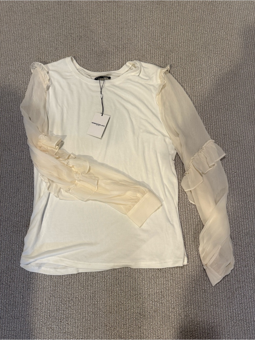 Generation Love Ruffle Sleeve Top - Picture 2 of 3
